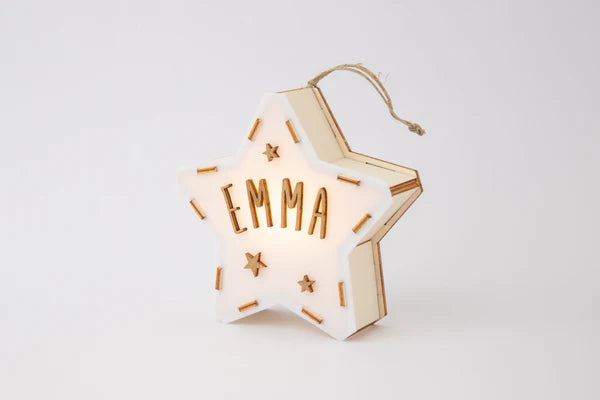 Star Nightlight w/Letters
