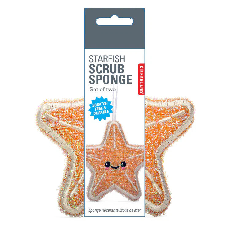 Starfish Scrub Sponge S/2
