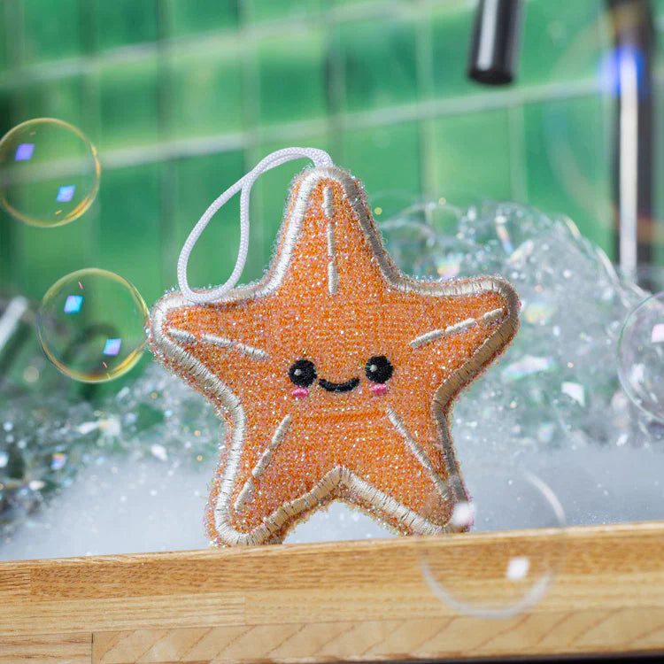 Starfish Scrub Sponge S/2