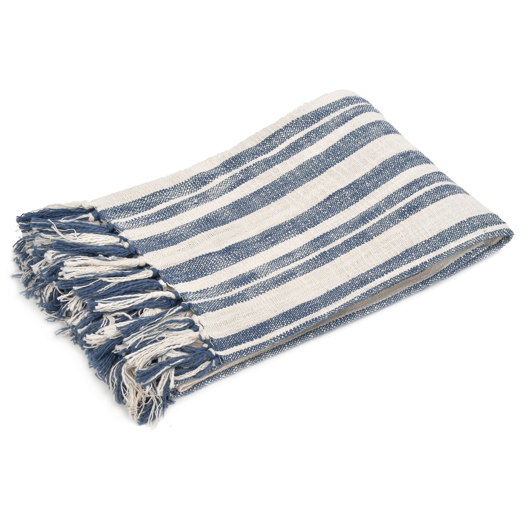 Cabana Cotton Throw Navy