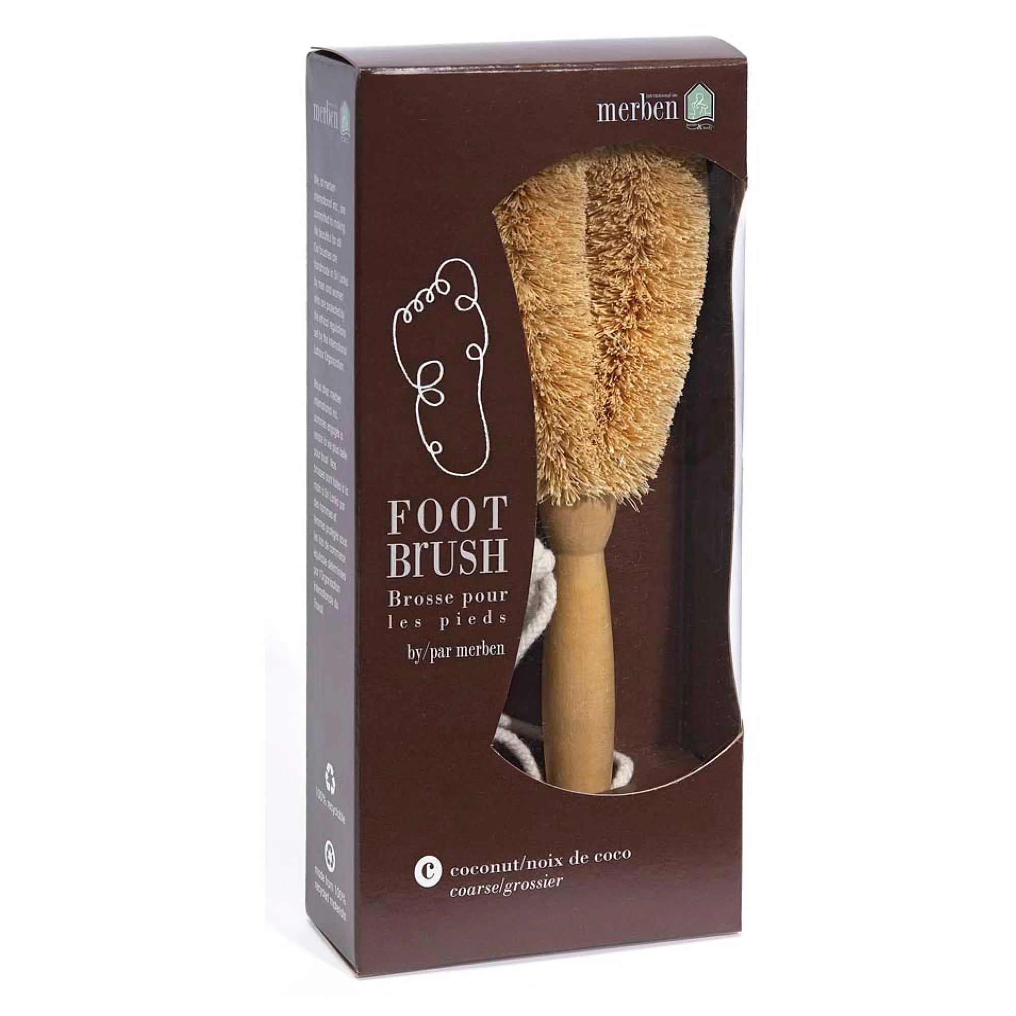 Foot Brush Wood Handle