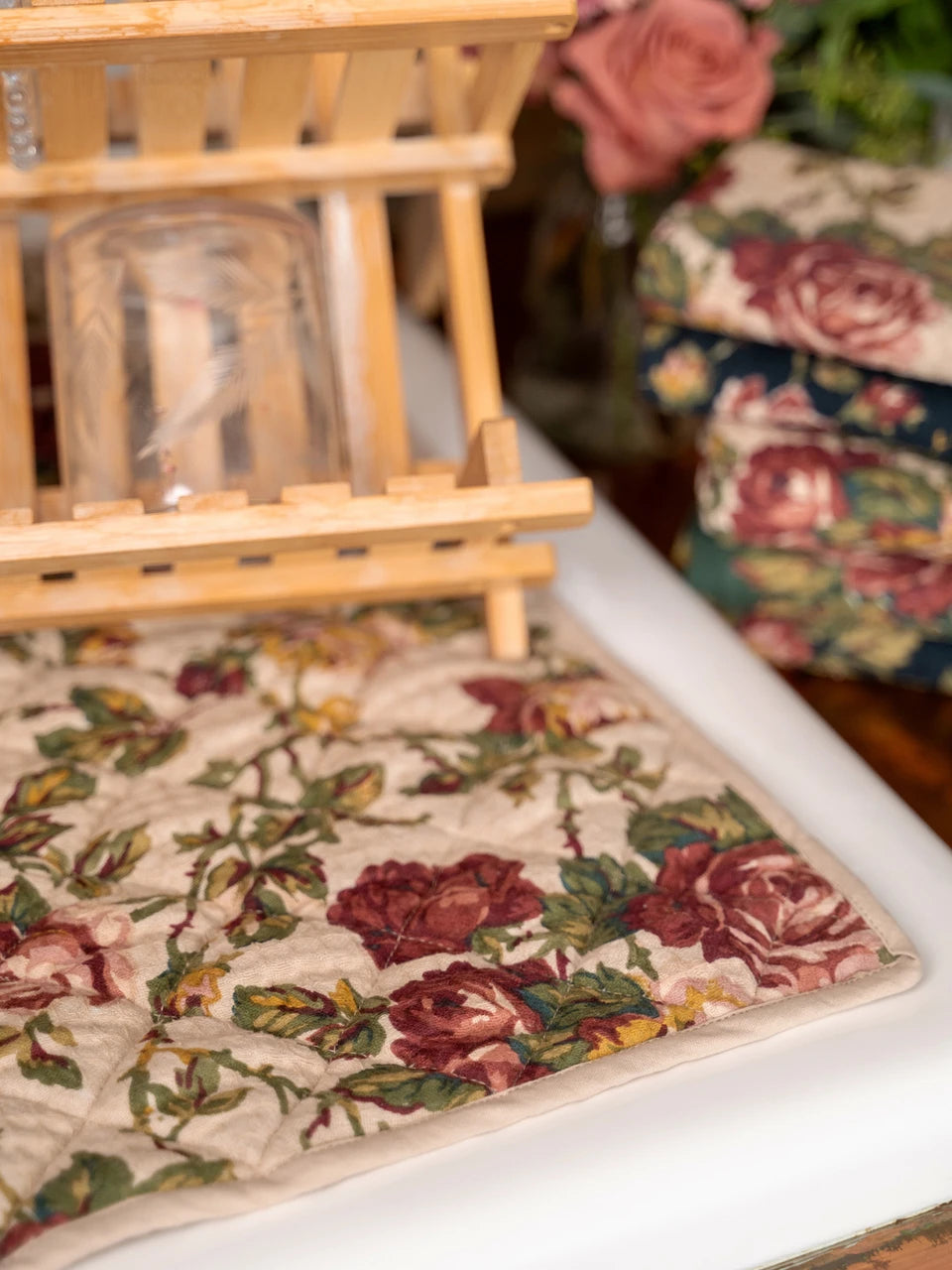 Drying Mat Winter Rose