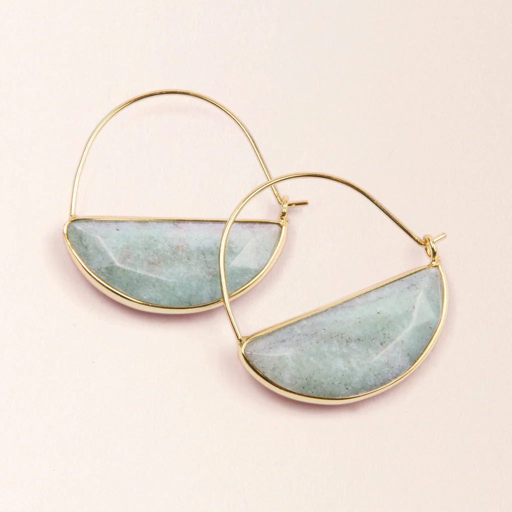 Earring Stone Prism