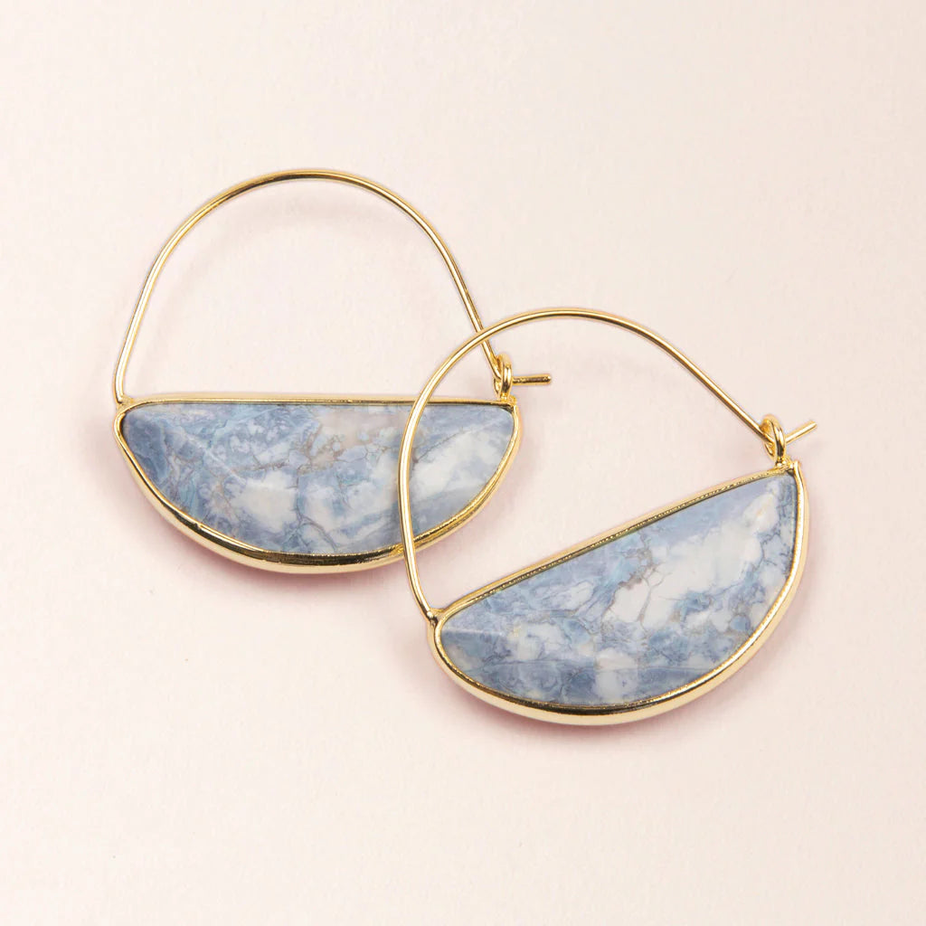 Earring Stone Prism