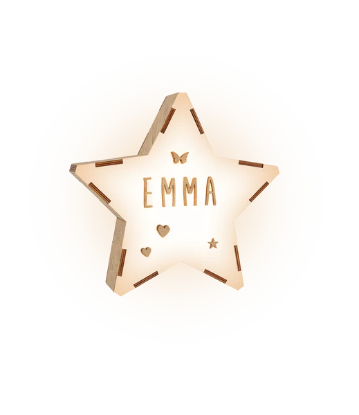 Star Nightlight w/Letters