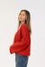 Pullover Vneck Red