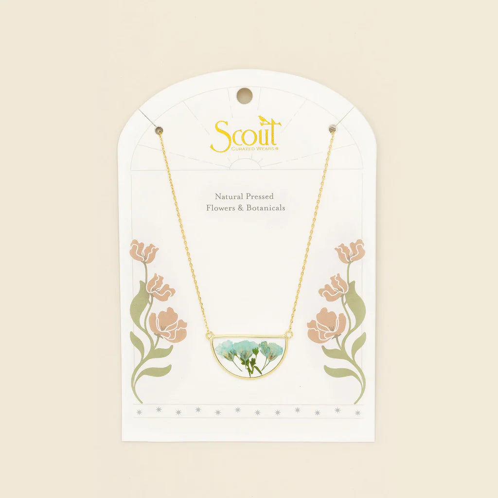 Necklace Pressed Flower