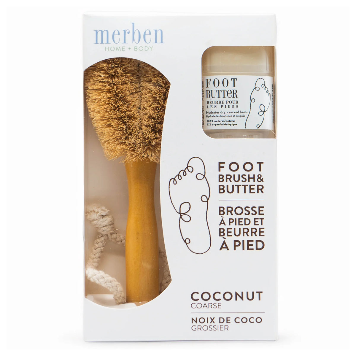 Foot Brush with Butter
