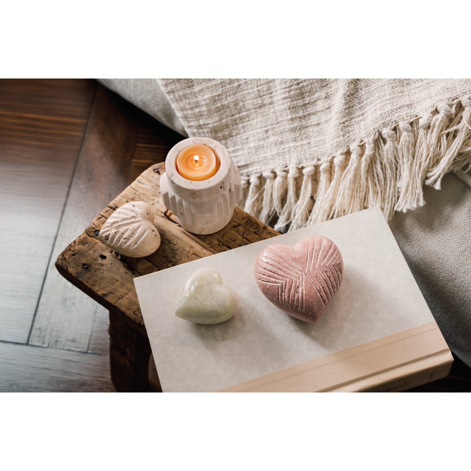 Heart Pink Marble