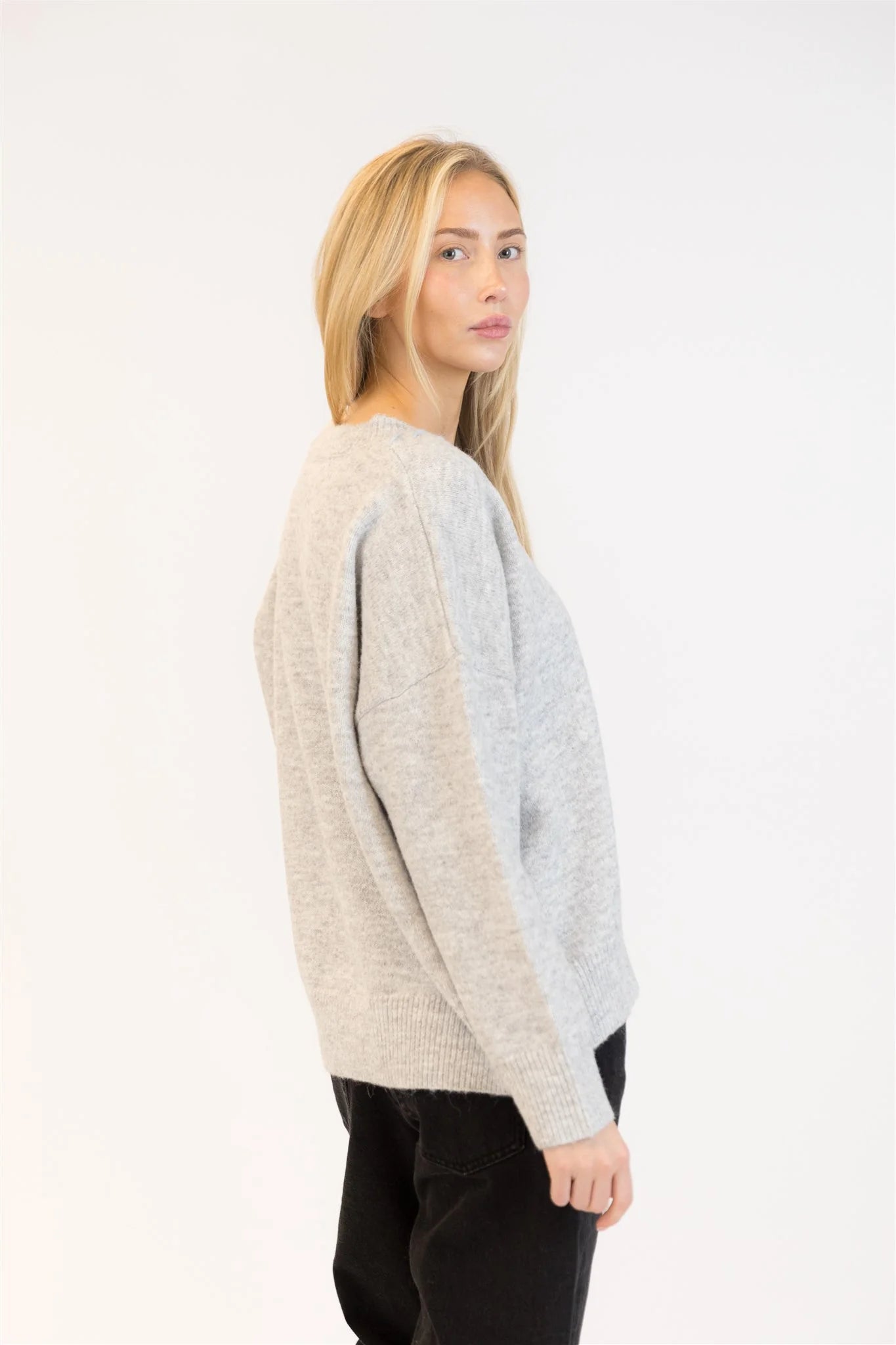 Sweater w/Heart Patch