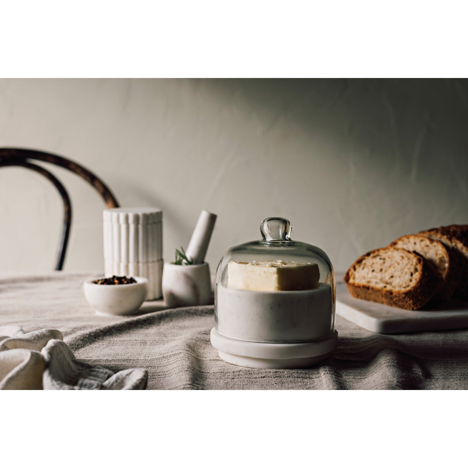 Butter Dish Marble