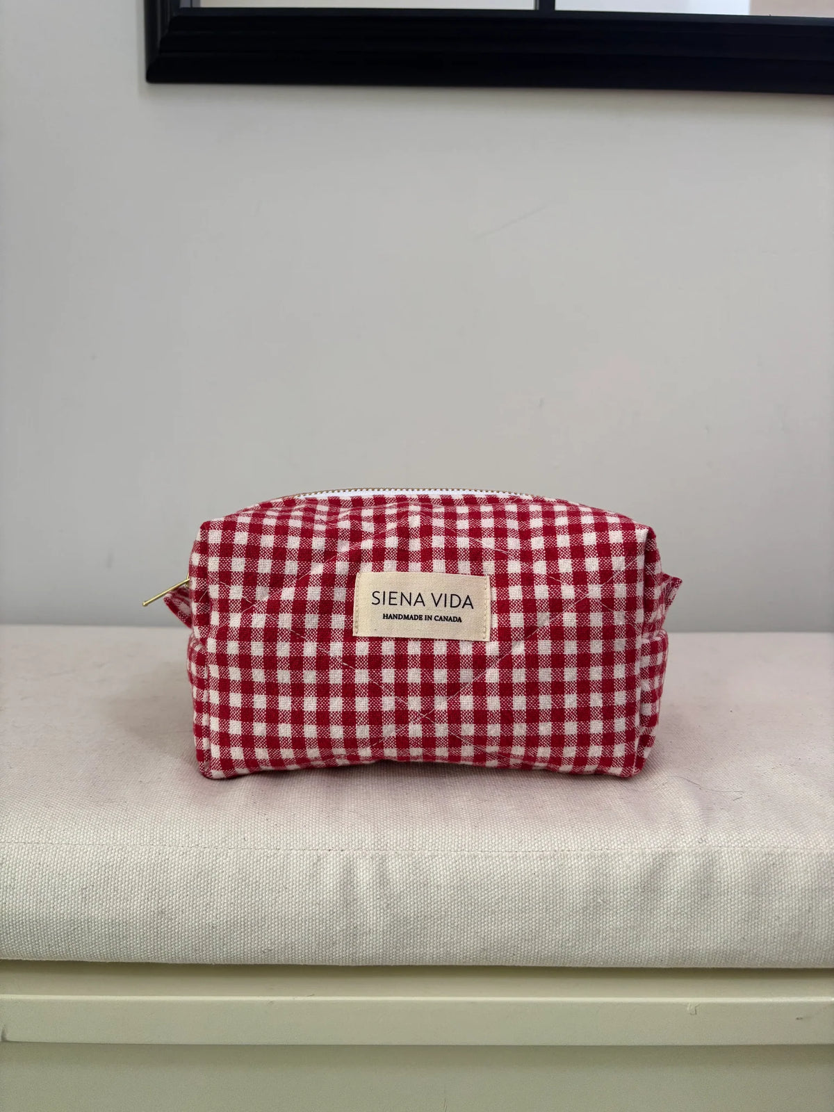 Pouch Red Gingham