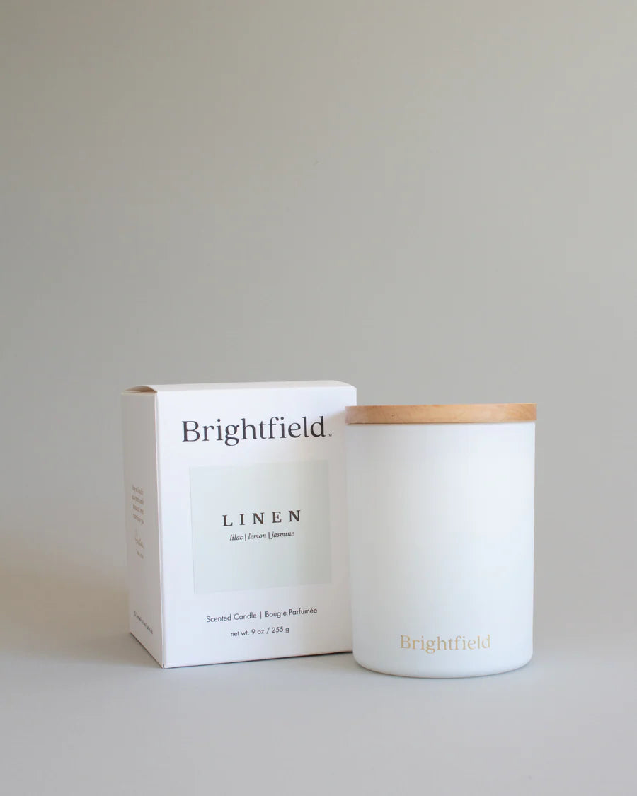 Linen Candle Bright