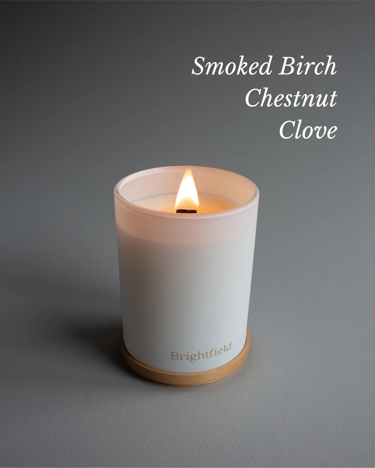 Log Fire Candle Bright