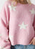 Sweater w/Sherpa Stars