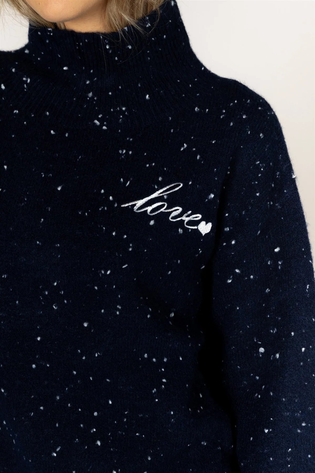 Sweater Macy Heart Fleck