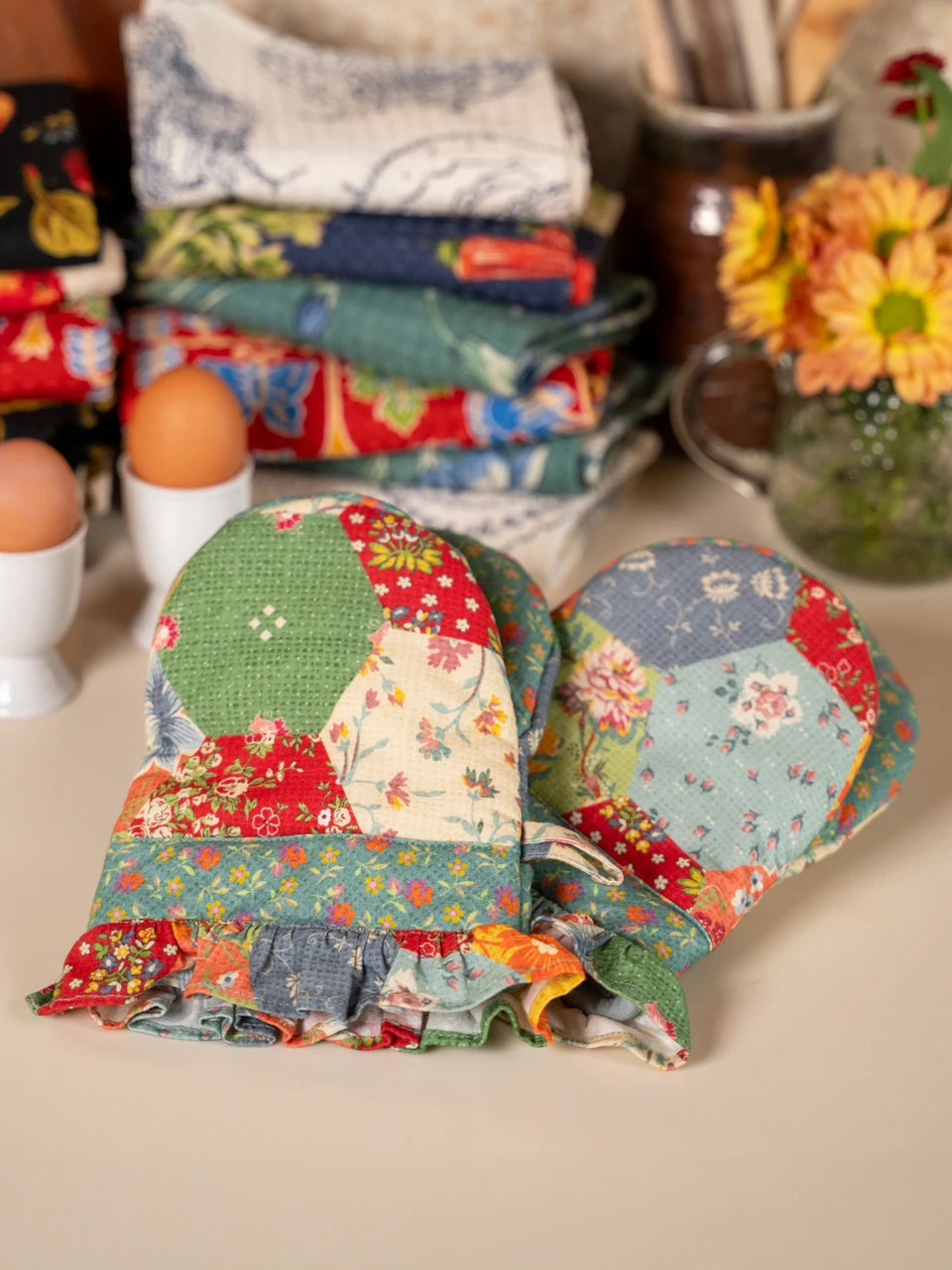 Mini Oven Mitt Country Fair S/2