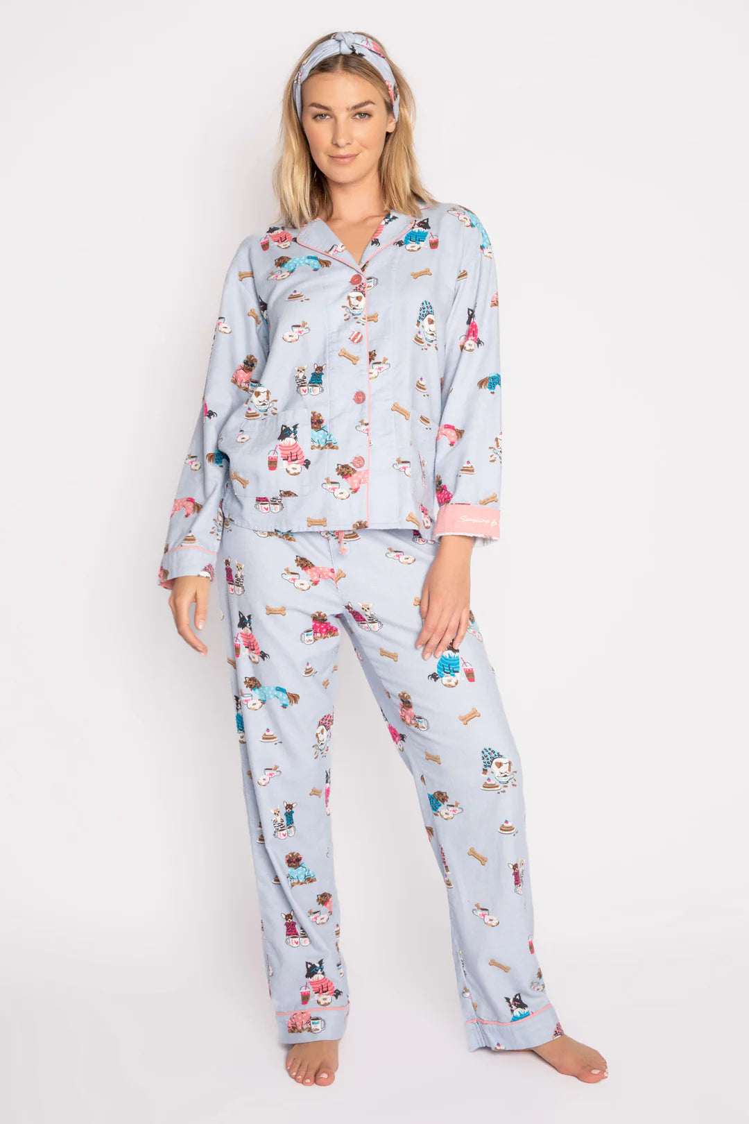PJ Salvage Doggie Pajama Set