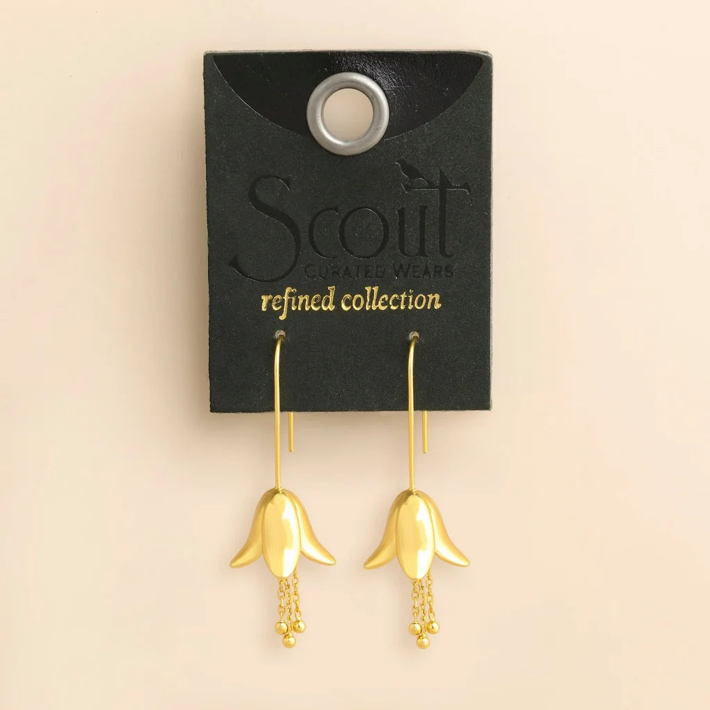 Earring Lily Drop