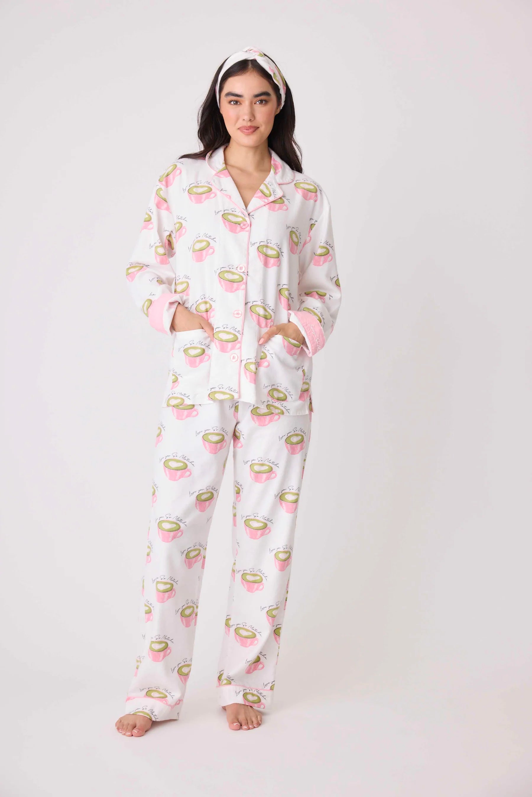 PJ Salvage matcha love PJ Set