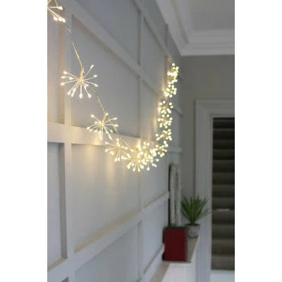 Starburst Chain Lights /Silver