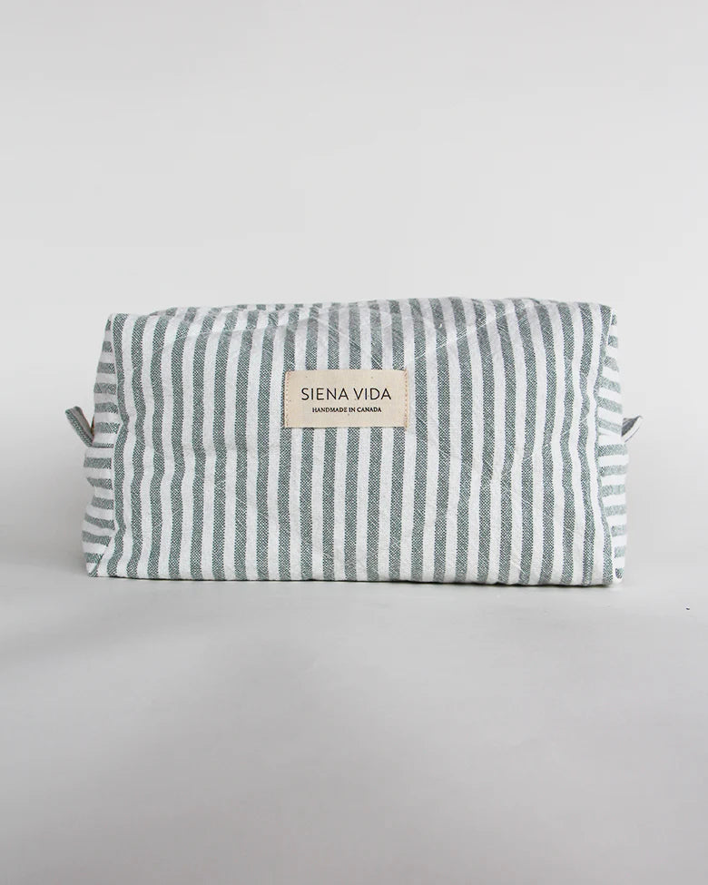 Pouch Green Stripes