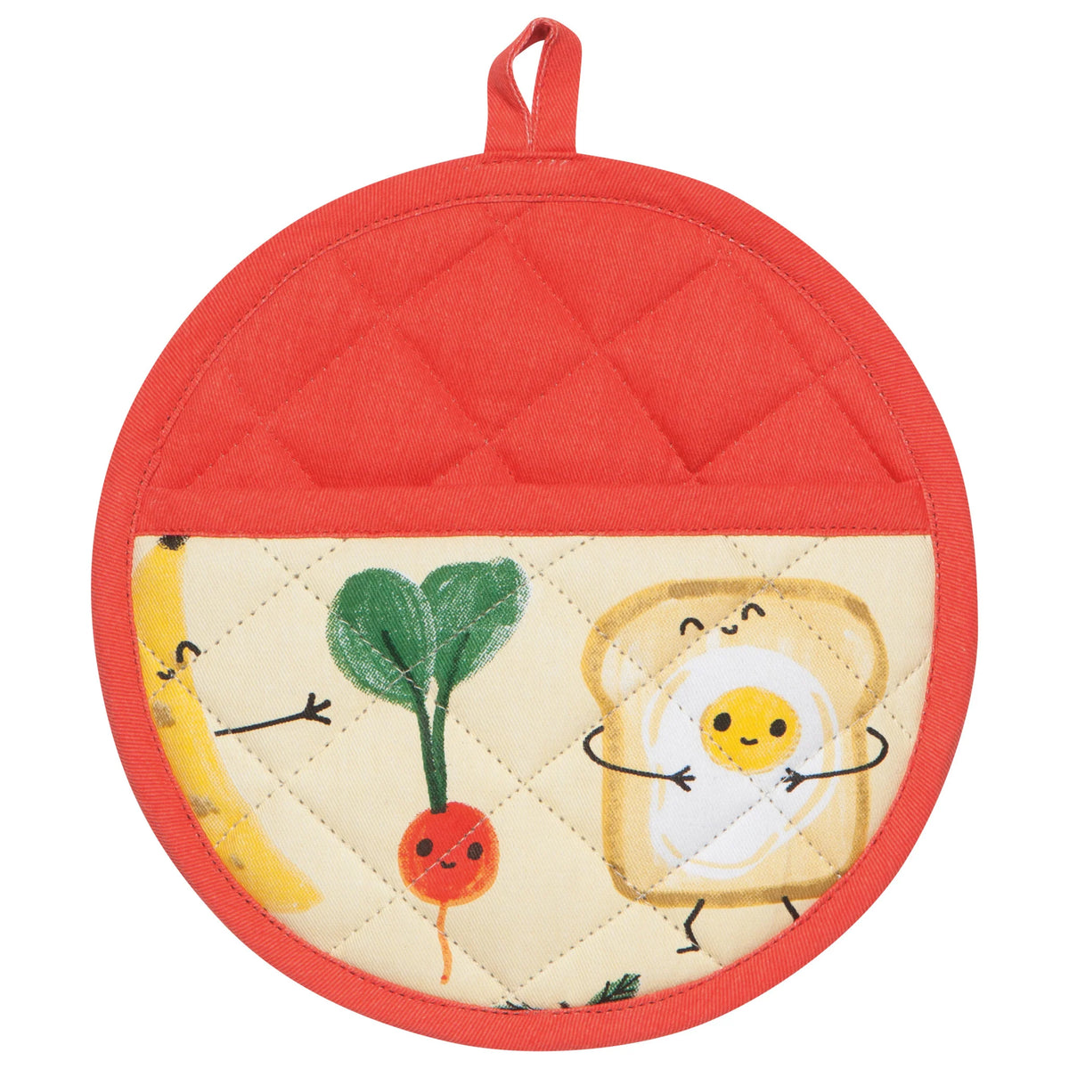 Pot Holder Funny Food