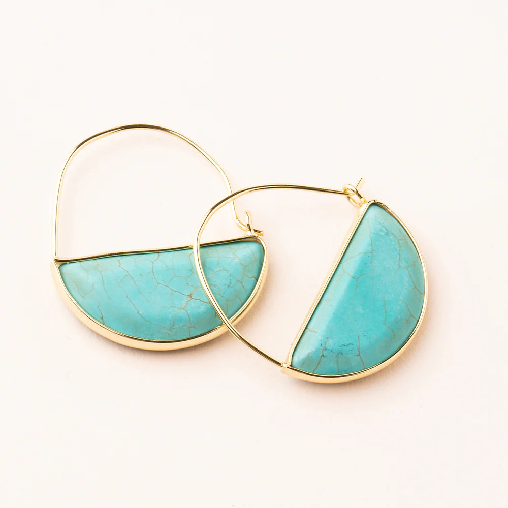 Earring Stone Prism