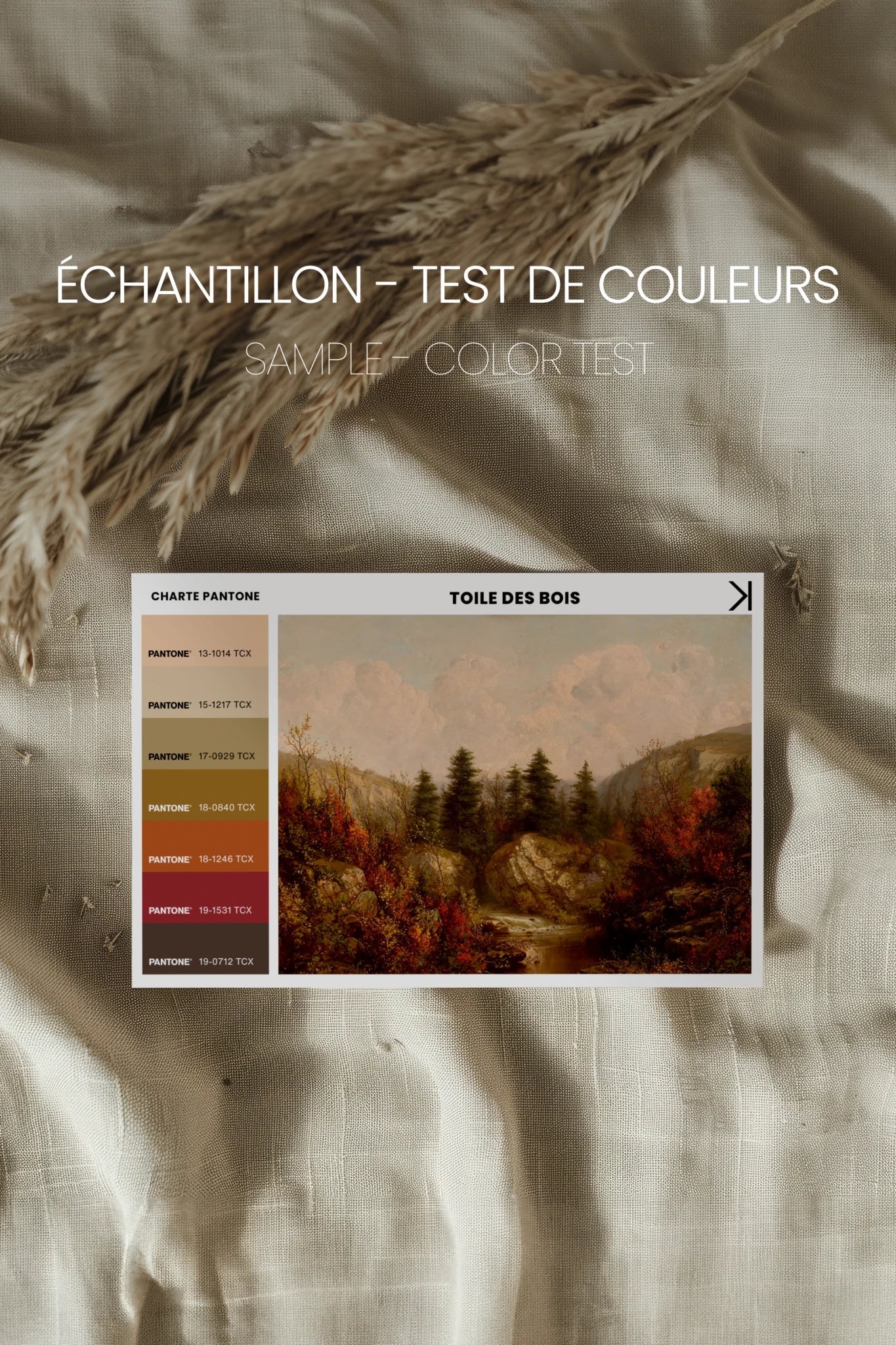 Toile Des Bois 16x12