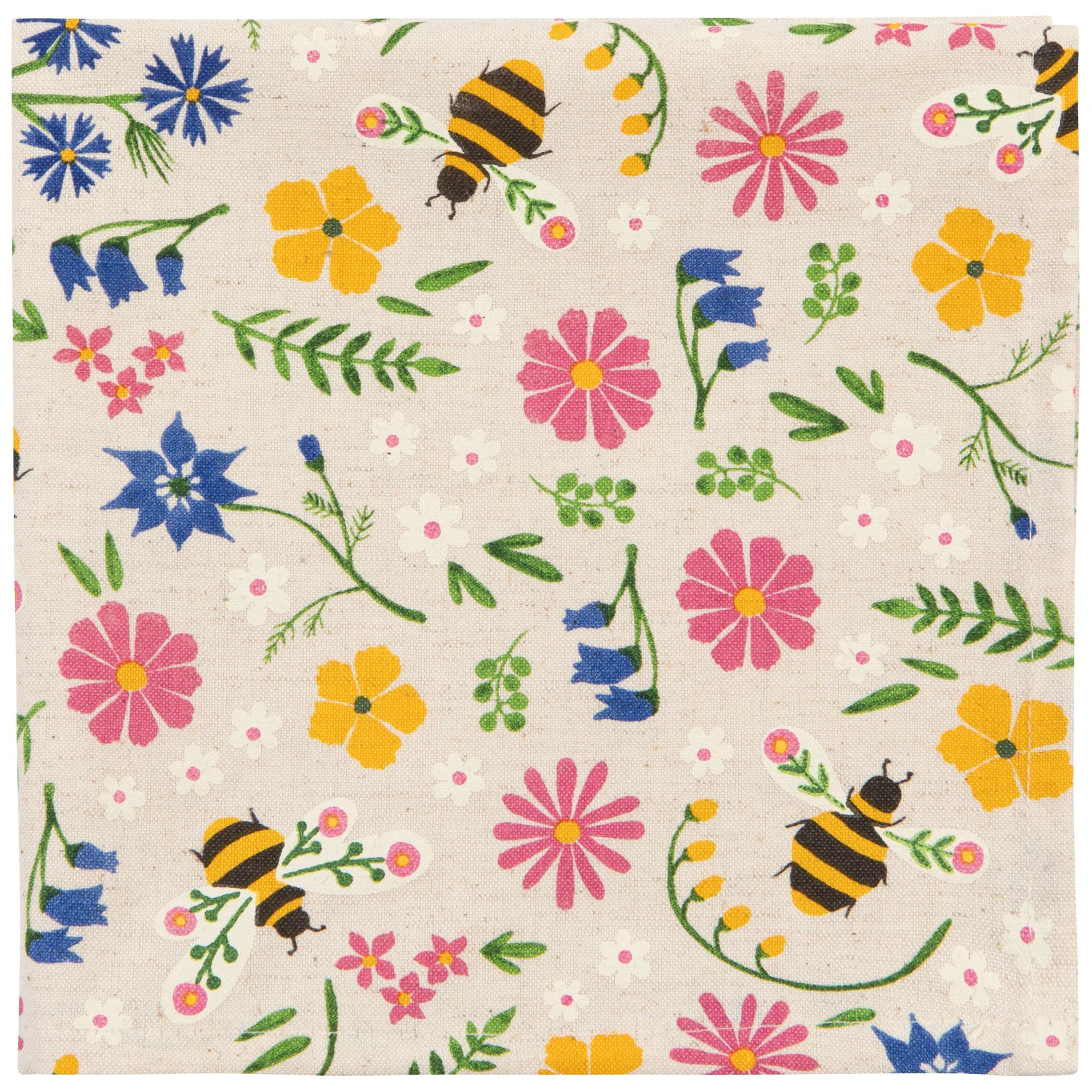 Napkin Bee Garden S/4