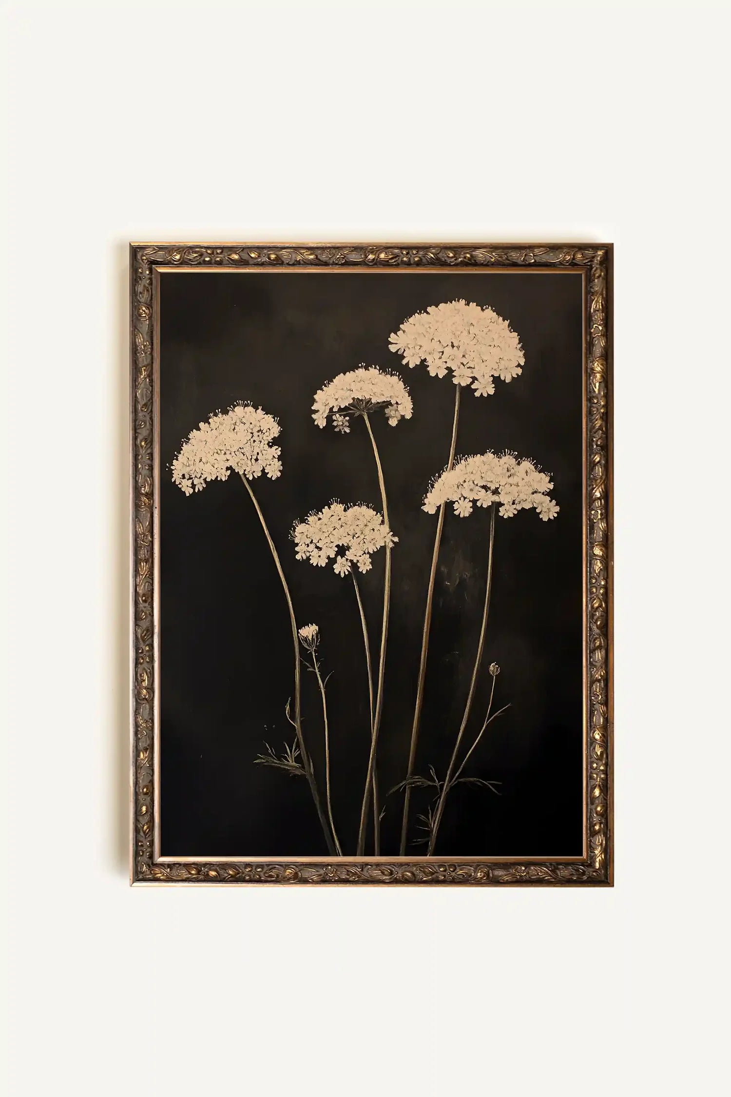 Midnight Flowers 12x16