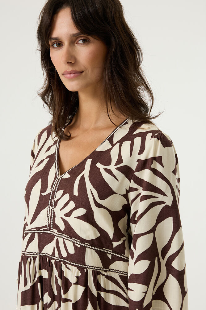 Dress Tropical Brown Short