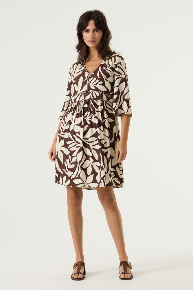 Dress Tropical Brown Short