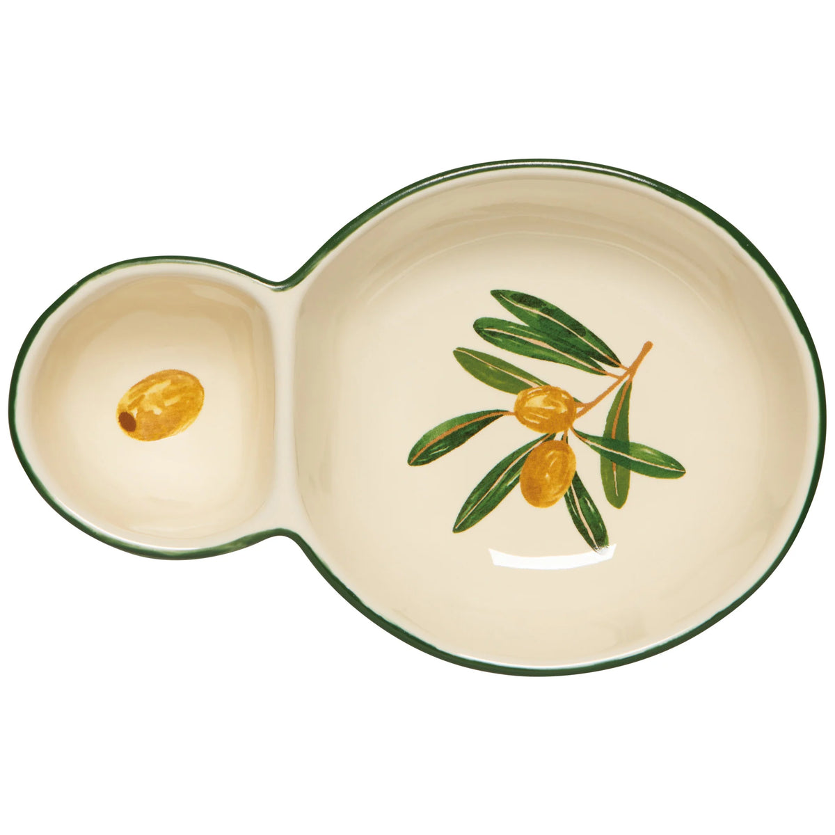 Dish Divided Olive