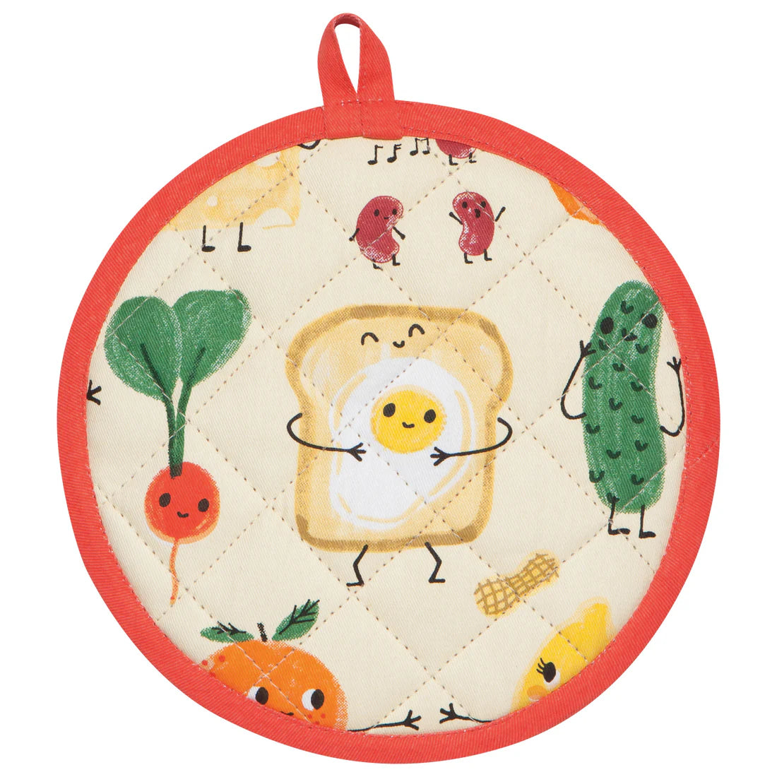 Pot Holder Funny Food