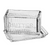 Butter Dish Glass Large